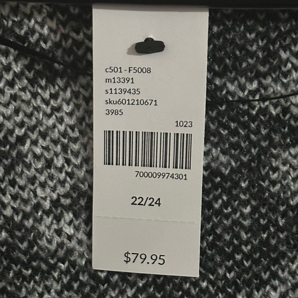 Lane Bryant Plus Open-Front Houndstooth Cardigan - Picture 3 of 5